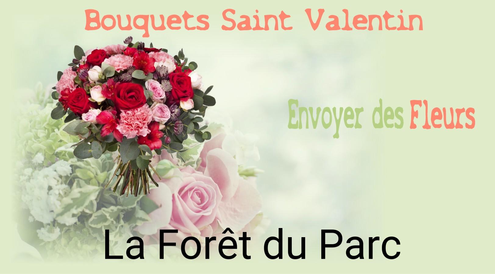 Roses de Saint-Valentin livrées à La Forêt-du-Parc